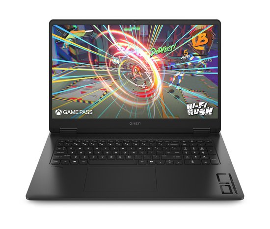 "HP OMEN Gaming 17-db1060nd Copilot+ PC AMD Ryzen AI 7 350 Laptop 43,9 cm (17.3"") Quad HD 16 GB DDR5-SDRAM 1 TB SSD NVIDIA GeForce RTX 5060 Wi-Fi 6 (802.11ax) Windows 11 Home Zwart" - HP - Hoofdafbeelding