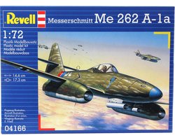 Revell Modelbouwpakket Militaire voertuigen - 04166 Messerschmitt Me 262 A1a Plastic - 1:72 - Modelbouw