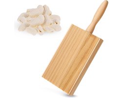 Wooden Gnocchi Pasta Shelf - Cavatelli Pasta Maker Board for Homemade Macaroni - Pasta Rack for Kitchen - Home Pasta Machine