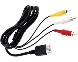 Allecto Plus - Samengestelde RCA/TV/AV Kabel 6ft - Scart Compatibel met Sega Dreamcast - Hoge Kwaliteit Materialen - Metalen Connectoren