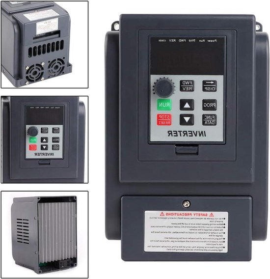 AT2-0450X 220VAC Universele Frequentieregelaar Hoge Prestaties VFD Snelheidsregelaar PWM-regeling voor eenfase 0.45kW AC Motor