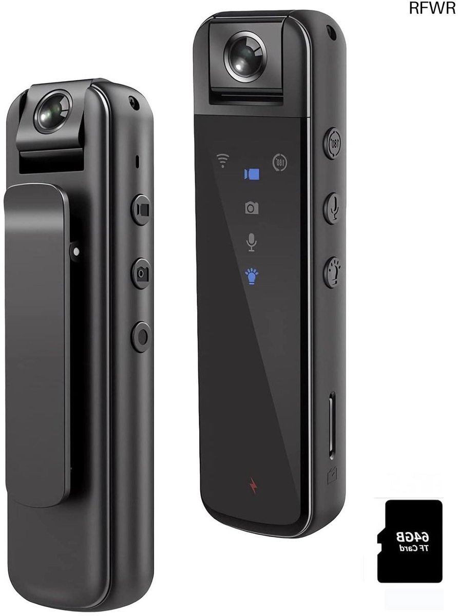 RFWR® 1080P Body Camera Met Audio en Video Voor Dagelijkse Opnames