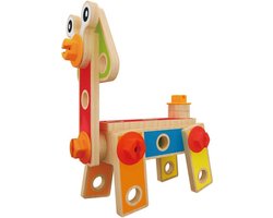 Hape Bouwset 42 Onderdelen - Constructiespeelgoed