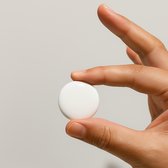 24Tracked - Smarttag - WIT - VOOR IPHONE - Locatie tracker – GPS Tracker - Real-time tracking - Smart tag - Key finder - Koffer tracker - Bagage tracker- Werkt met Apple Find My App - alternatief AirTag