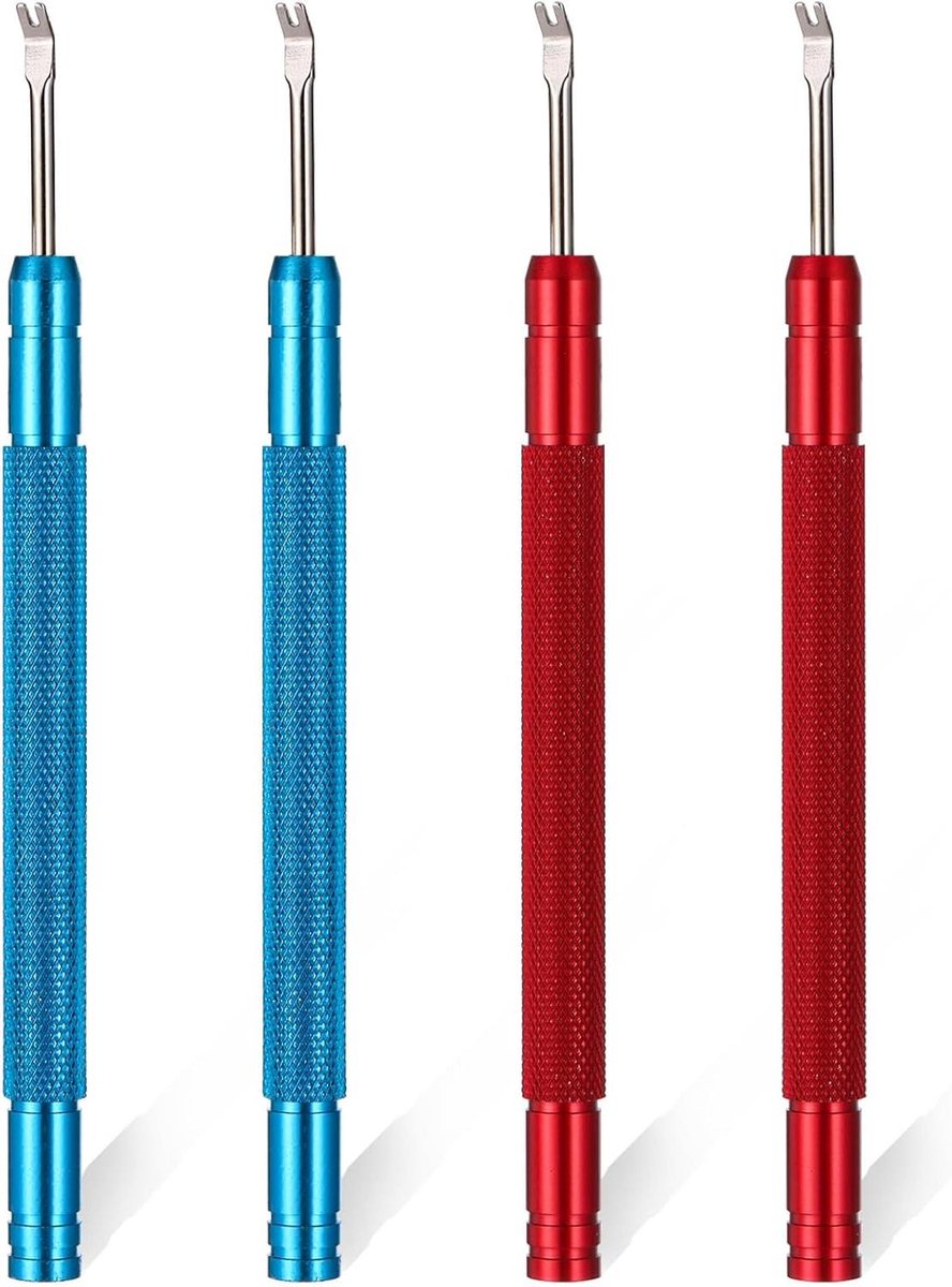 Allecto Plus - Horloge Hand Verwijderen Gereedschap Set van 4 - Multifunctionele Horloge Tool - Professionele Horlogemaker Reparatie Kit - Voor Handen Vervangen 9 cm - Tweede Minuut Uur - Accessoires.