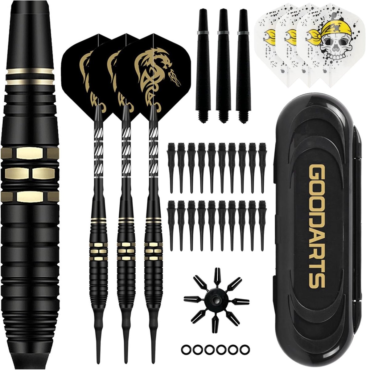 Softdartpijlen Set - 3 Stuks - Professioneel - Kunststof Punt