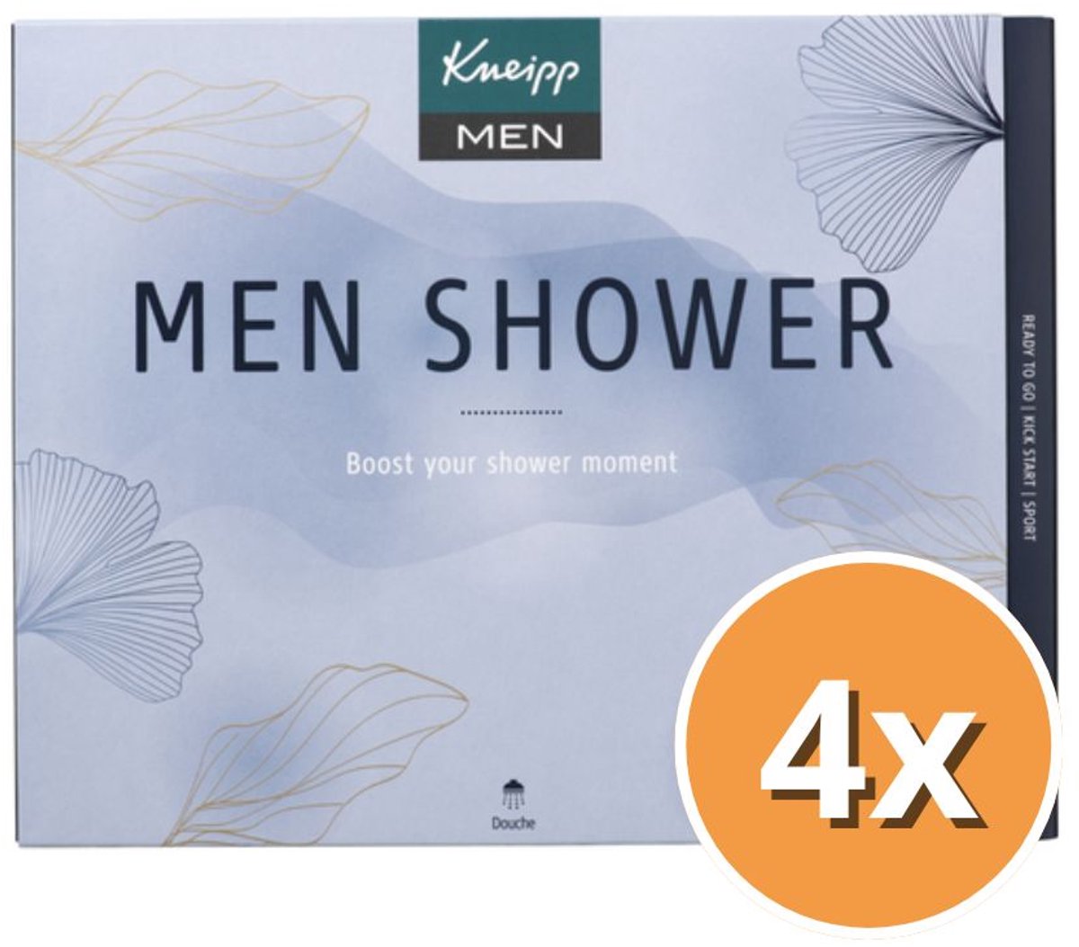4x Kneipp Luxe geschenk set Men Shower (3 x 200 ml)