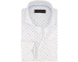John Miller casual overhemd mouwlengte 7 wit