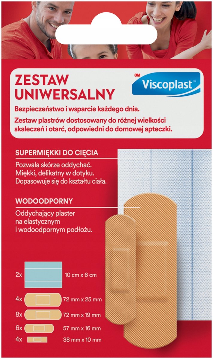 SILA - Universele Pleisterset - 24 stuks - Huidvriendelijk - Ademend - Hypoallergeen
