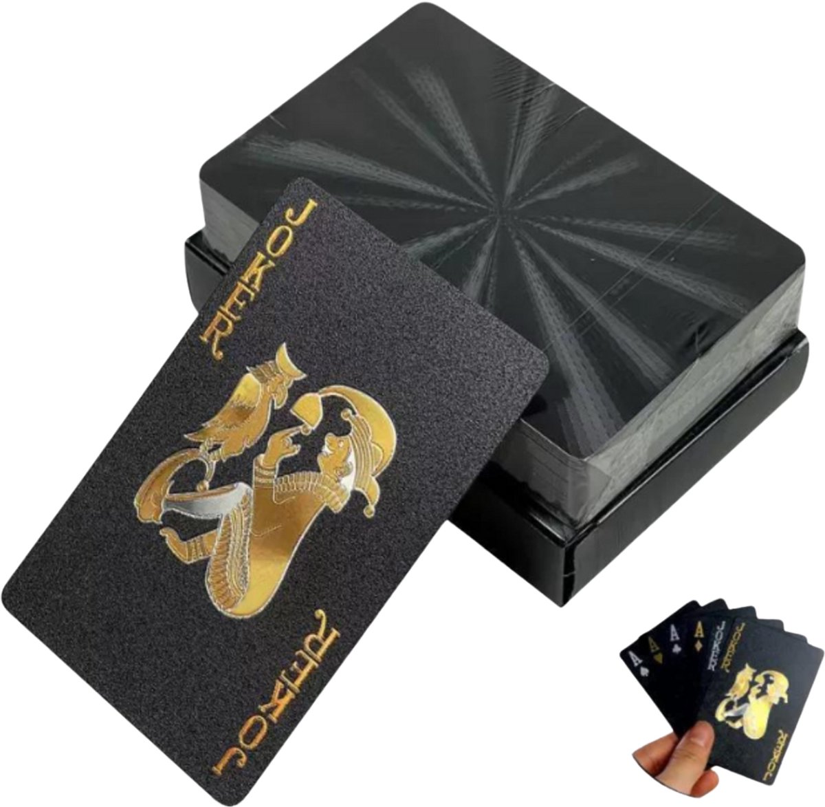 LumiWay Speelkaarten - Spelkaarten Waterdicht - Poker Kaarten Kaartspel Volwassenen & Kinderen - Vaderdag Cadeau