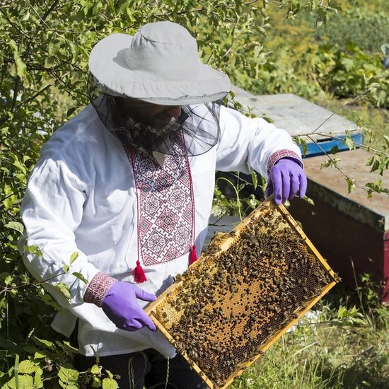 URBANSBEE Bijenteeltjas 3-Laags - Geventileerd Imkerjack Met Hoed En Sluier