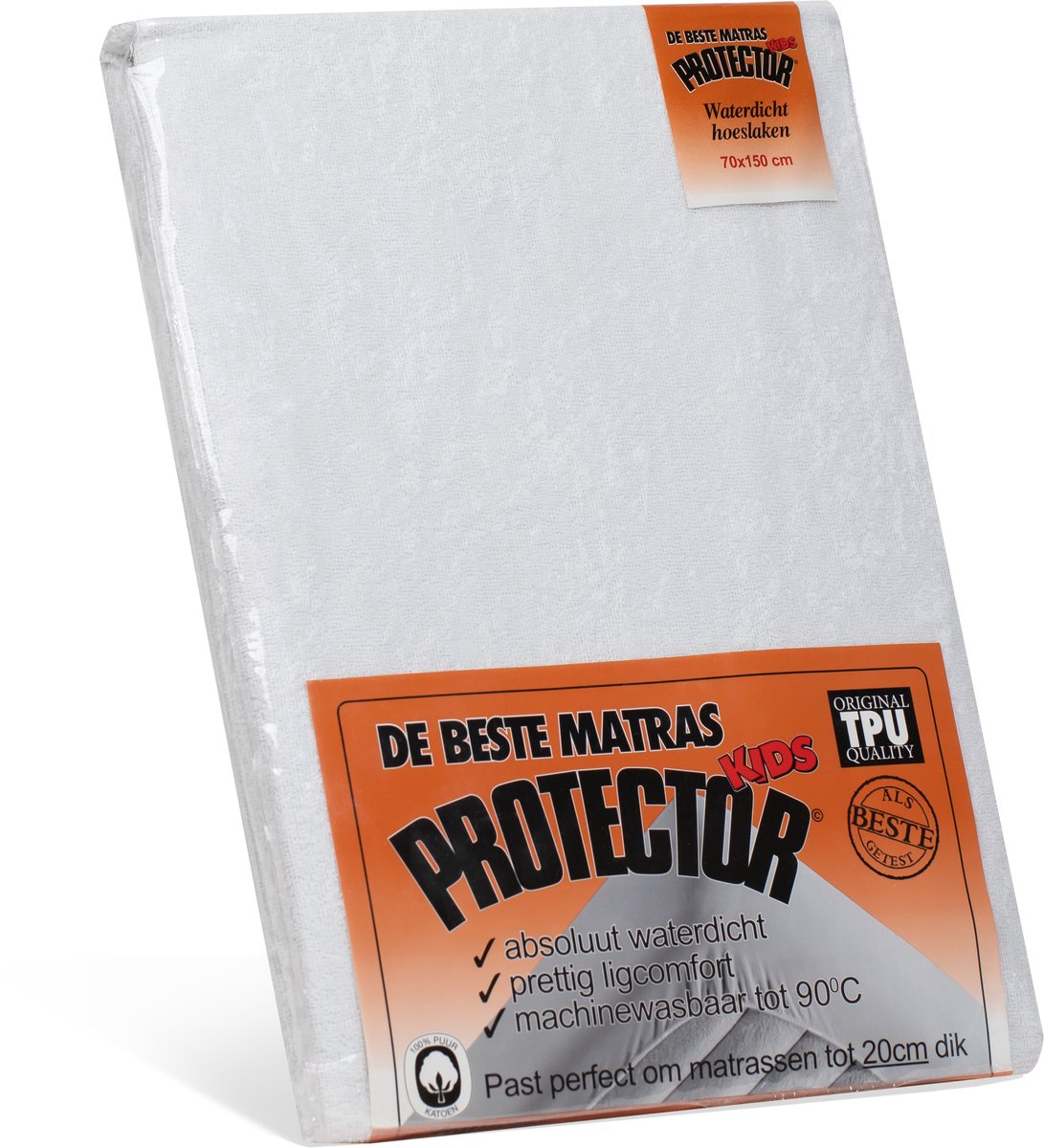 Superieur Waterdichte Matrasbeschermer - 70x150 cm - Molton Hoeslaken