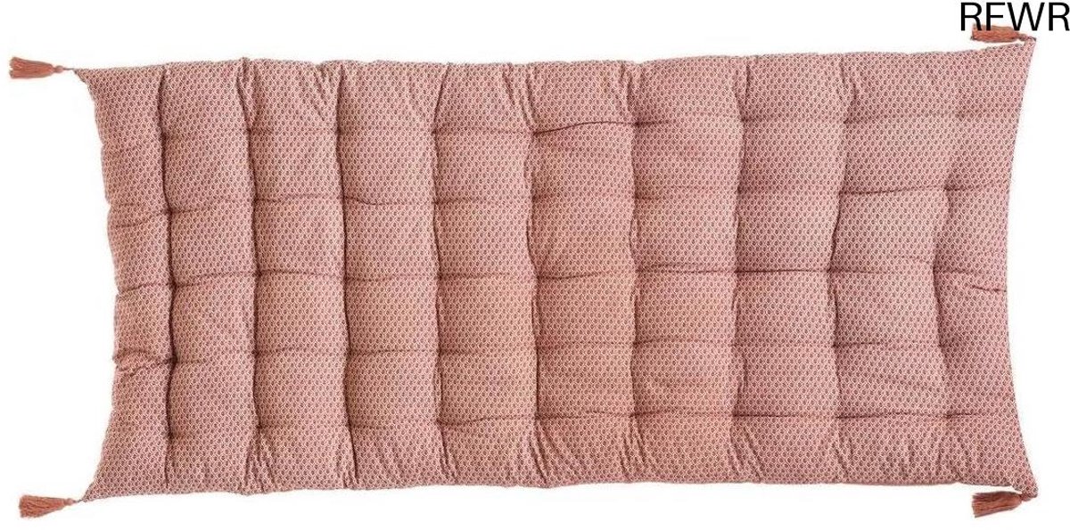 RFWR® Vloermatras Terracotta Roze - 60 x 120 cm - Katoen met Pompons