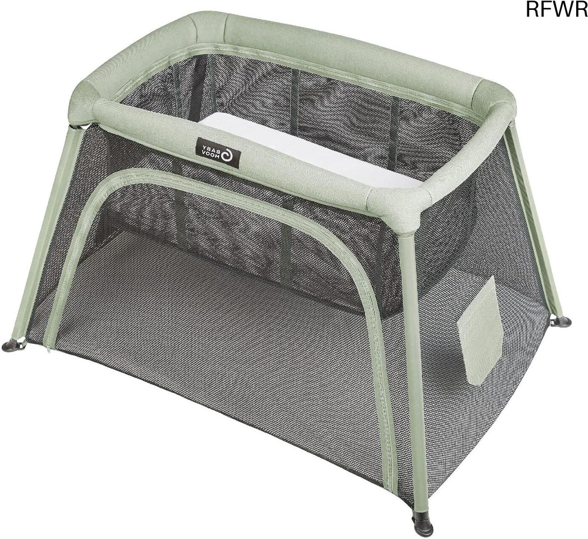 RFWR® 3-in-1 Campingbed Met Verhoogde Wieg En Speelruimte - Comfortabel En Eenvoudig Te Installeren