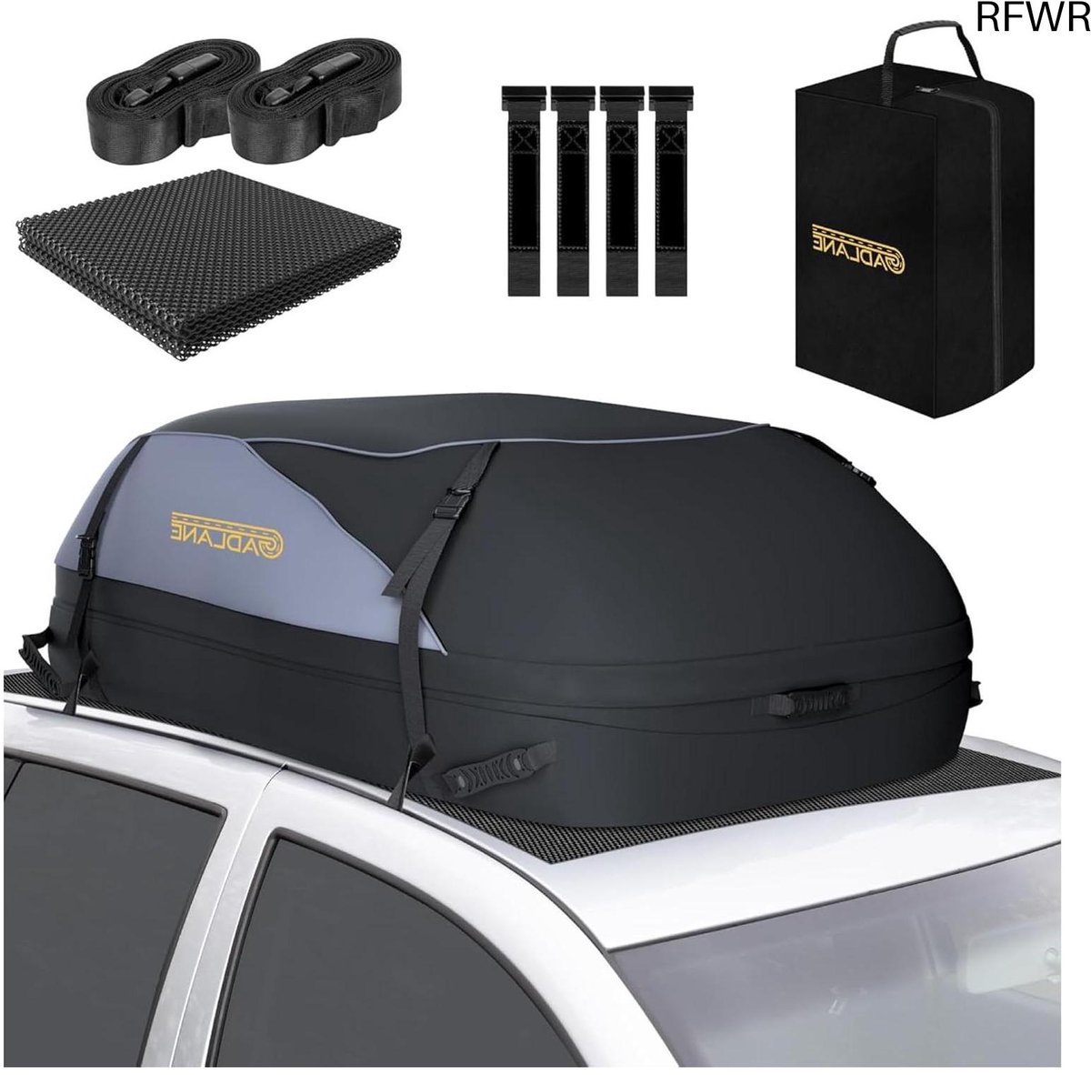 RFWR® Waterdichte Dakkoffer voor Auto's en SUV's - Ruimtebesparende Bagage-oplossing voor Reizen en Vakanties