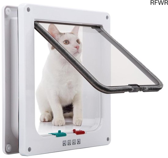 Petsafe Handmatig Afsluitbaar Kattenluik Wit