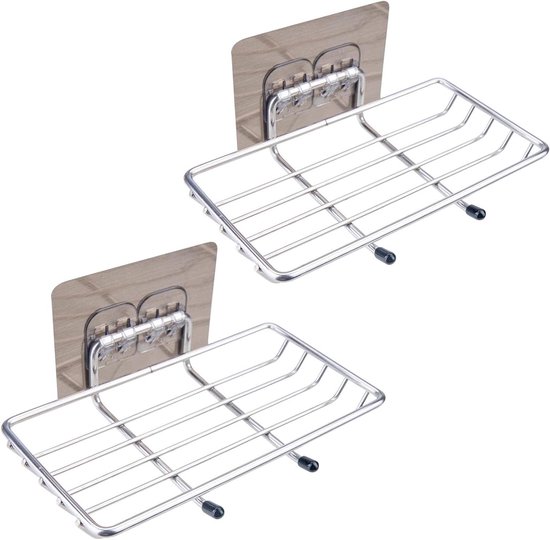Badkamerplankje Voor Op Het Toilet. Toiletorganizer Met Zelfklevende Structuur En Haakjes Voor Het Ophangen Van Sponzen Of Borstels Toiletrolhouder Voor Het Opbergen Van Toiletpapier En Badaccessoires