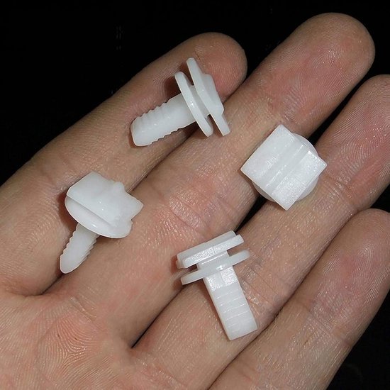 Allecto Plus - Auto Interieur Panel Trim Clips - Montage Moulding - Bevestigingsmiddelen - Wit - Compatibel met Focus C-Max Mondeo.