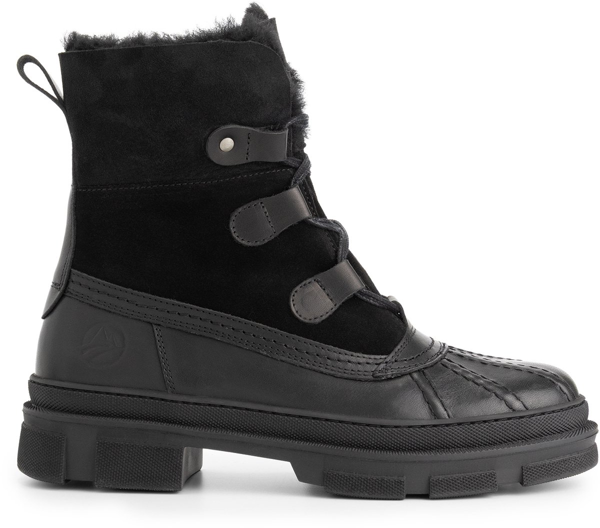 Travelin' Fernie Dames - Winterboots - Wolgevoerd - Zwart