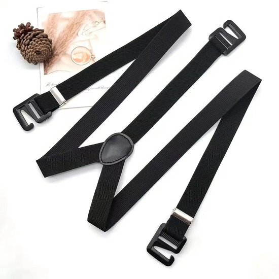WILsem Vintage bretels 3 Haken Bretels man voor Broek