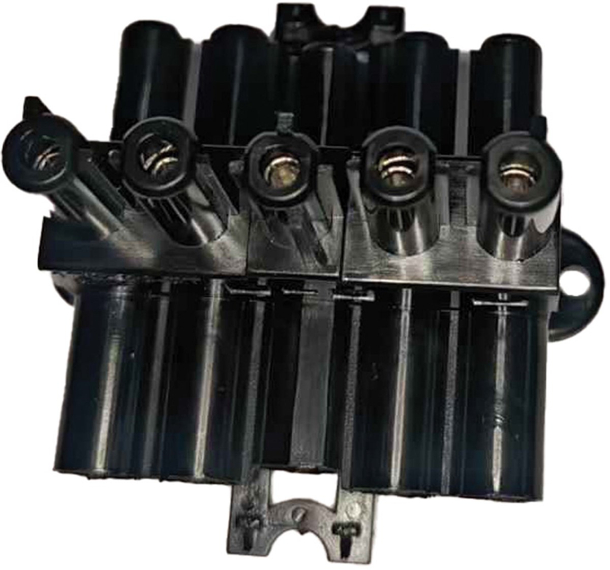 Noxion GST - Compatibel T - Verbindingsstuk - 1 Mannelijk + 2 Vrouwlijk - 5 pole.