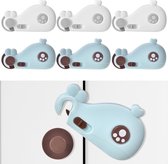 iwobi 4 Stks Baby Schuifdeur Sloten Keyless Kind Veiligheid Sloten voor Patio, Kast, Douche Schuifdeuren, Rolluiken