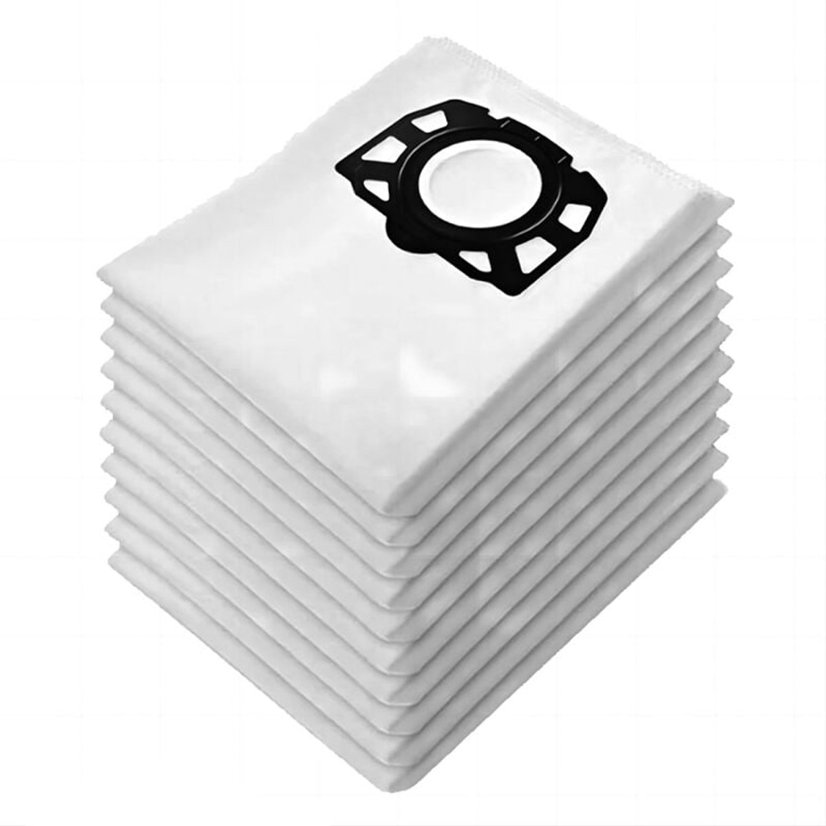 Verpakking van 10 stofzuigerzakken Geschikt voor Karcher WD4 WD5 WD6 MV4 MV5 MV6 wasbare stofzuigerzak