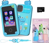 BP® Speelgoed Telefoon Blauw - Kindertelefoon - Kindercamera - Educatief Speelgoed 3 Jaar - Kinder Telefoon - Nederlandse Instellingen - 22 Kindvriendelijke Offline Apps - Muziek & Educatieve Spellen - Inclusief 32 GB SD Card
