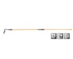 Polet tuinhak 160mm met houten steel 150cm