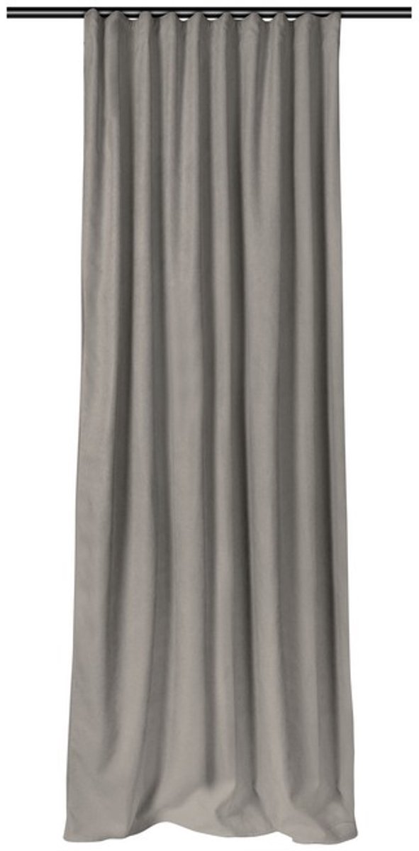 Home Style Alina Kant-en-Klaar Gordijn Bruin | 140x260 cm | Verduisterend & Thermisch | Met Haakjes | 100% Polyester 420 g/m² | Per Stuk