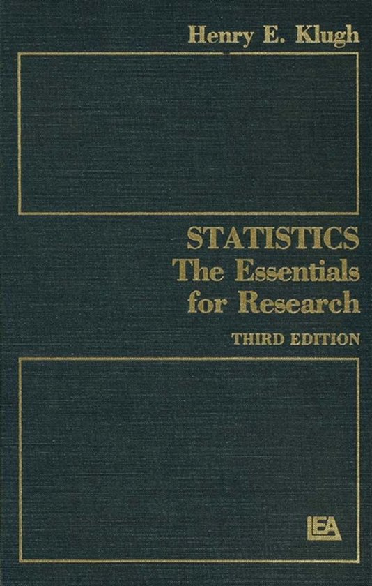 Statistics - cover