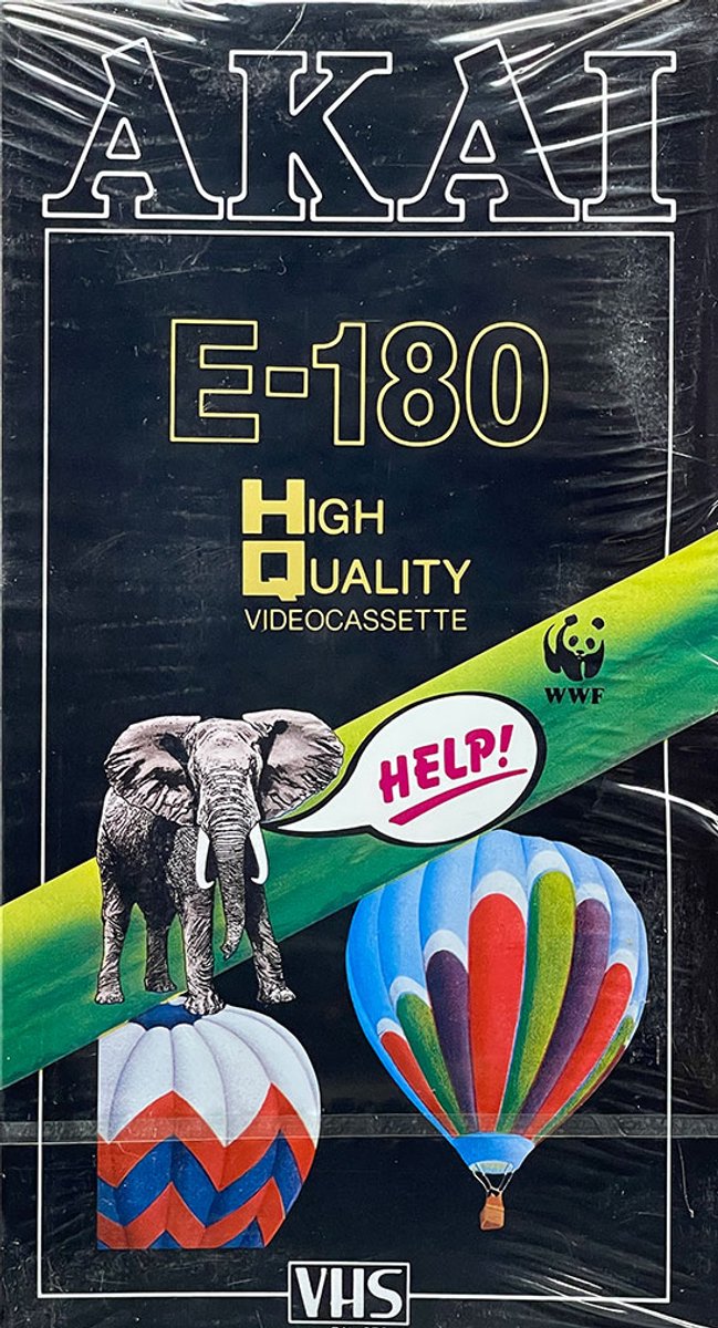 Akai E-180 VHS Videoband – 3 Uur Opnemen – Gesealed – Made in Japan