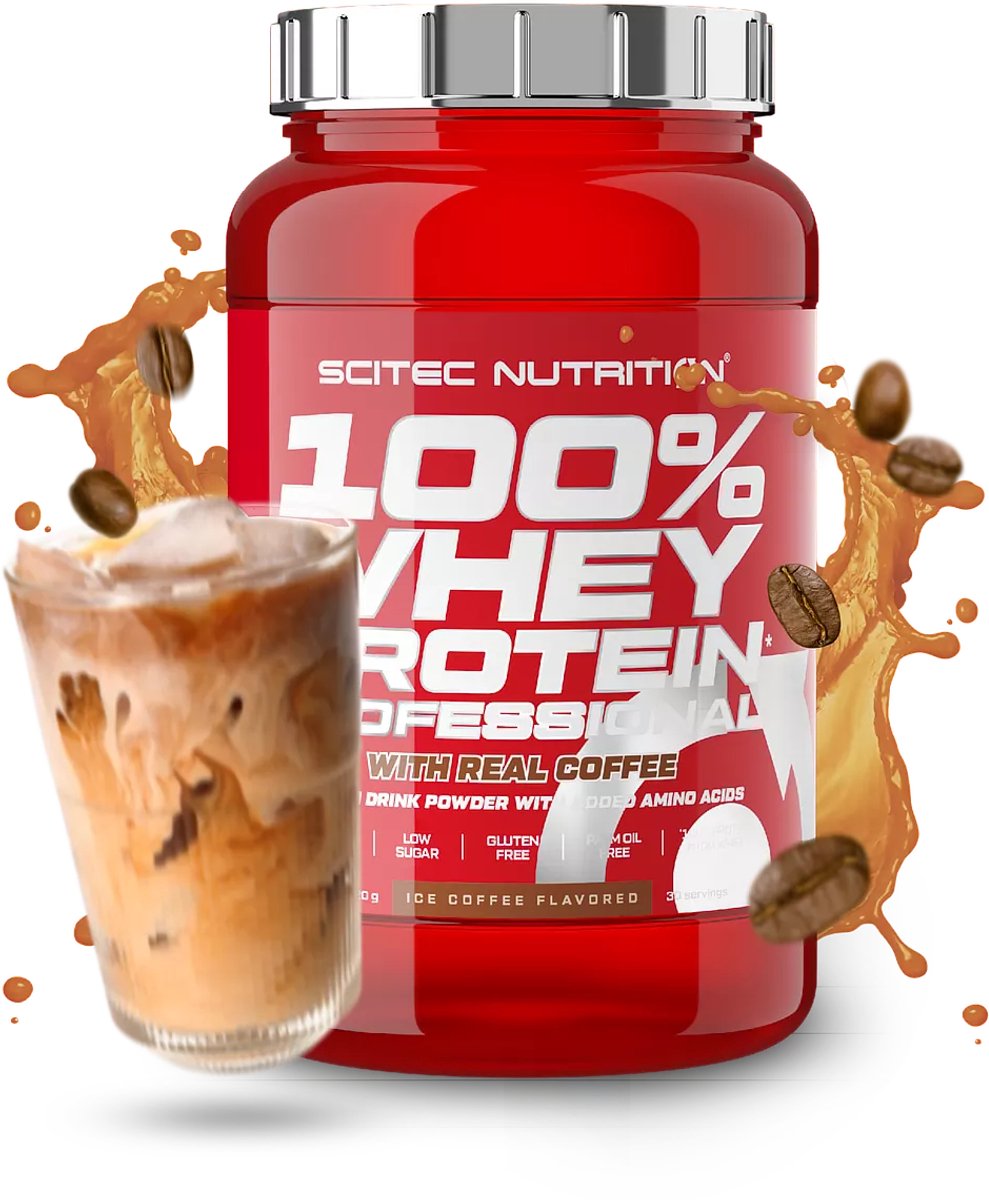 100% Whey Protein Professional (Ice Coffee - 920 gram) - Scitec Nutrition - Eiwitpoeder - Eiwitshake
