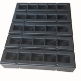 plateau de comptage noir