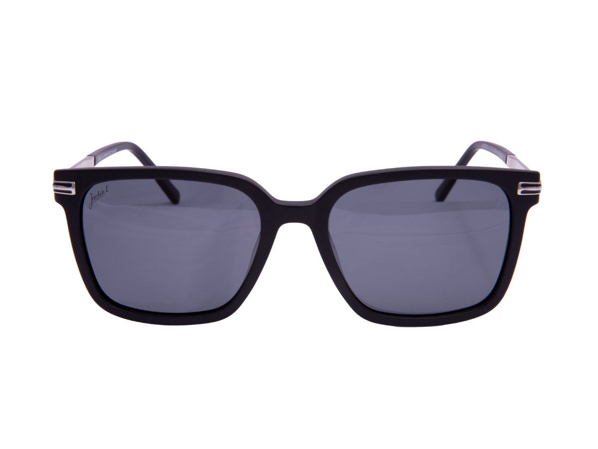 Jackie L Narbonne JL-0580A mat zwart – grijs polarised TAC - UV400