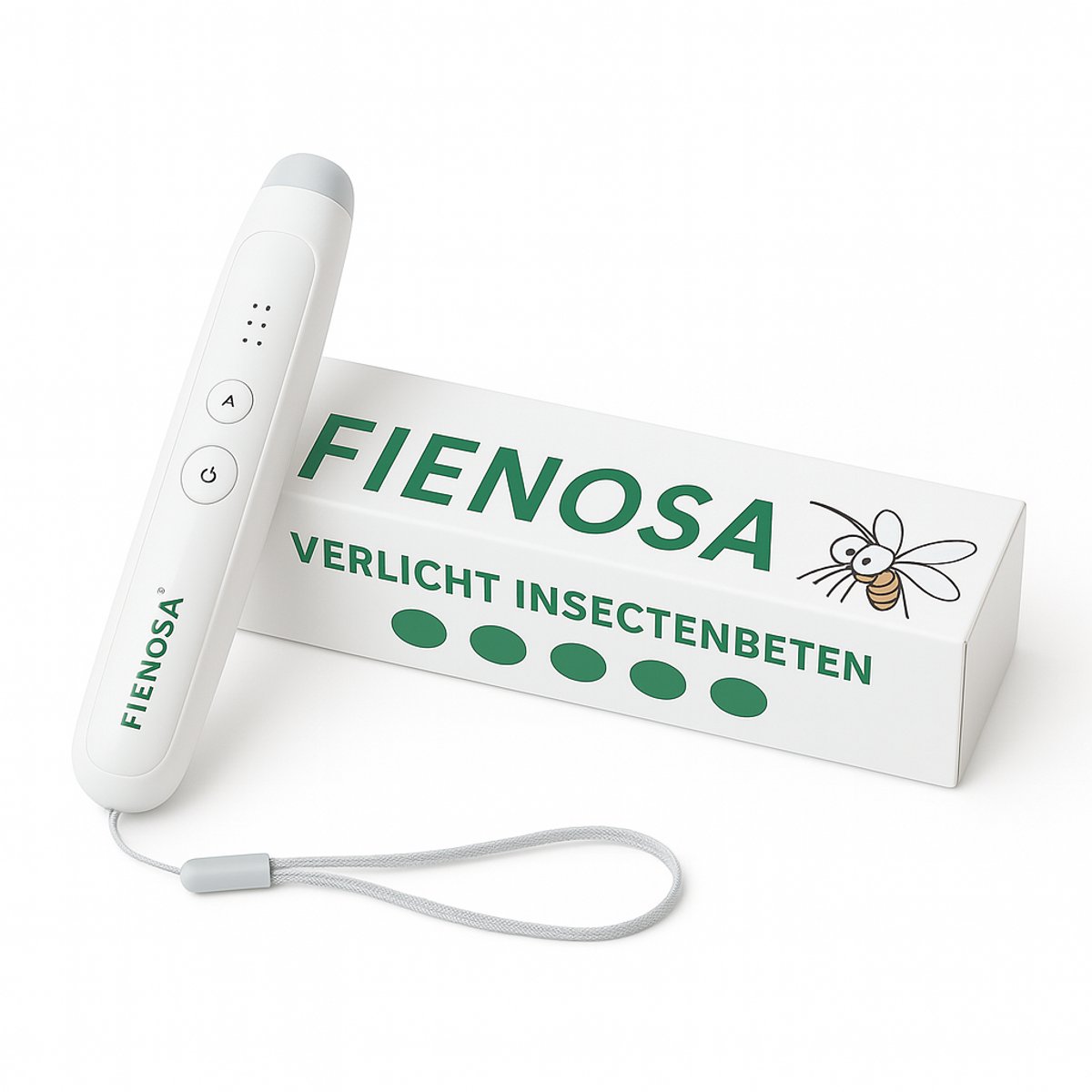 Goedkoopste Fienosa Insectenbeetheler – After Bite & Muggenbeet Pen met 4 Warmtestanden – Verlicht Jeuk en Zwelling van Insectenbeten – Kindveilig, Chemicaliën-vrij & USB-Oplaadbaar