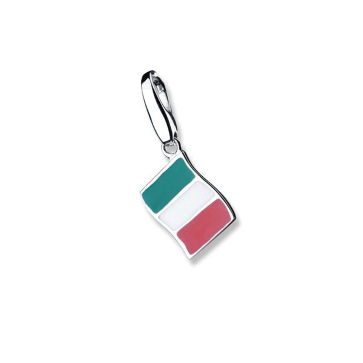 Giorgio Martello charm 925/- zilver met karabijn slot
