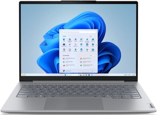 Lenovo ThinkBook 14 G8 IAL - Ultra 7-255H - 16GB - 512GB SSD - 14" 1920x1200 WUXGA - W11P - Verl. Keyb. - fingerprint - inclusief gratis Lenovo tas - Lenovo - Hoofdafbeelding