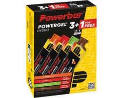 Powerbar | Powergel Hydro 3 +1 gratis | Energy Gel | 26 Gram Carbs | | 4 x 67 ML