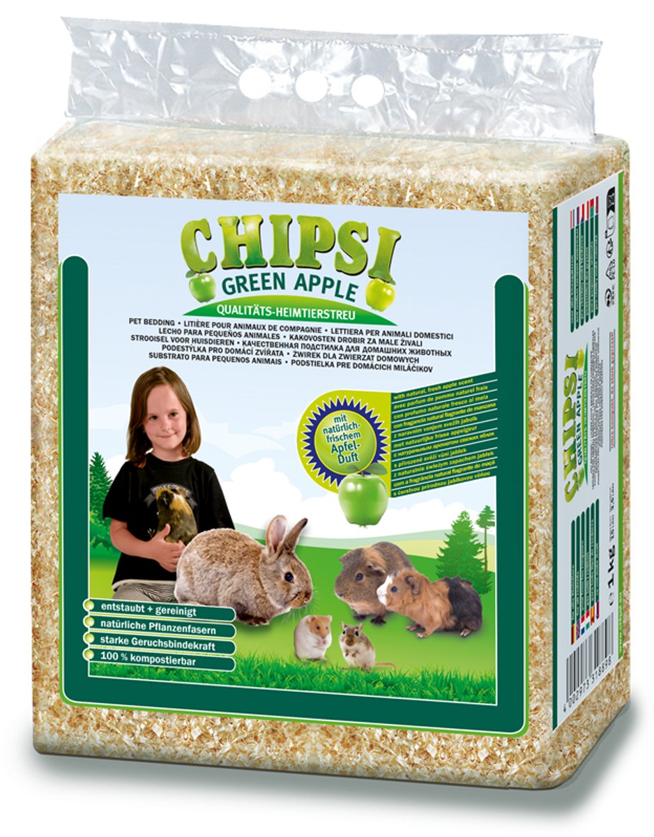 Chipsi Groene Appel houtkrullen 15l – 15L