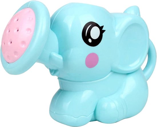 JGS Premium - Jouets pour bébé - Jouet de bain | Jouets en forme d'arrosoir | Arrosoir éléphant | Enfant en bas âge | Garçons Filles | Petit arrosoir | À l'extérieur de Sandy Beach | Bleu | Jeux d'eau Fun