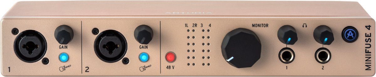 Arturia MiniFuse 4 Champagne audio interface