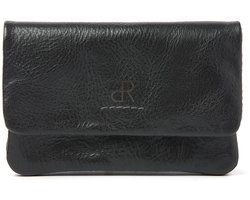 dR Amsterdam Leren Combi Etui met Rits voor Sleutels, Pasjes & Muntgeld | RFID Bescherming | Unisex Sleutelportemonnee | 76658
