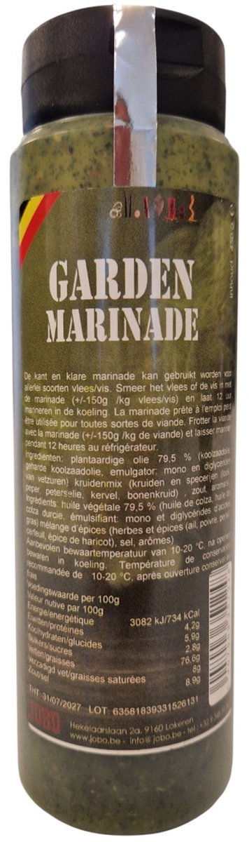SMAAK - Kant-en-Klare Marinade Garden - fles 450 gram