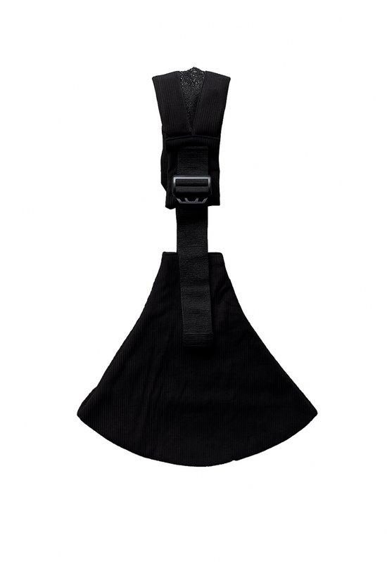 Peuter draagzak - Brede Schouderband - Kinder draagzak - Heupdrager - Zwart Corduroy - voor Baby's en Peuters tot 15kg - Katoen -Schouder en Heupdrager - Opvouwbaar en Comfortabel - Baby- en Peuter Artikelen