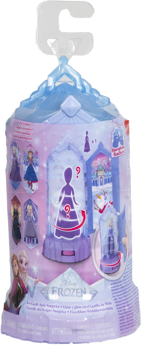 Disney Frozen STORYTIME STACKERS Ice Castle Spin Surprise Doll, Modepop, Vrouw, 3 jaar, Jongen/meisje, 152,4 mm, 143 g van Mattel — afbeelding 4