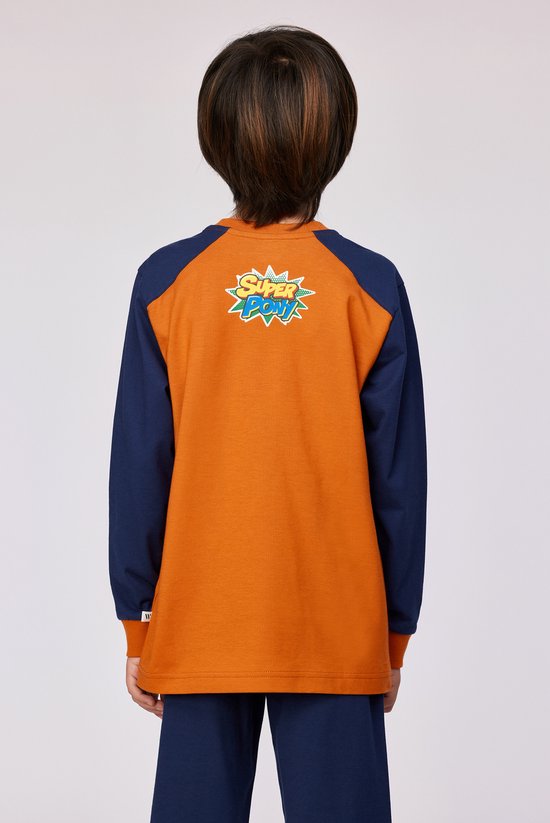 Woody Garçons- Pyjama homme orange foncé - taille 140/10J