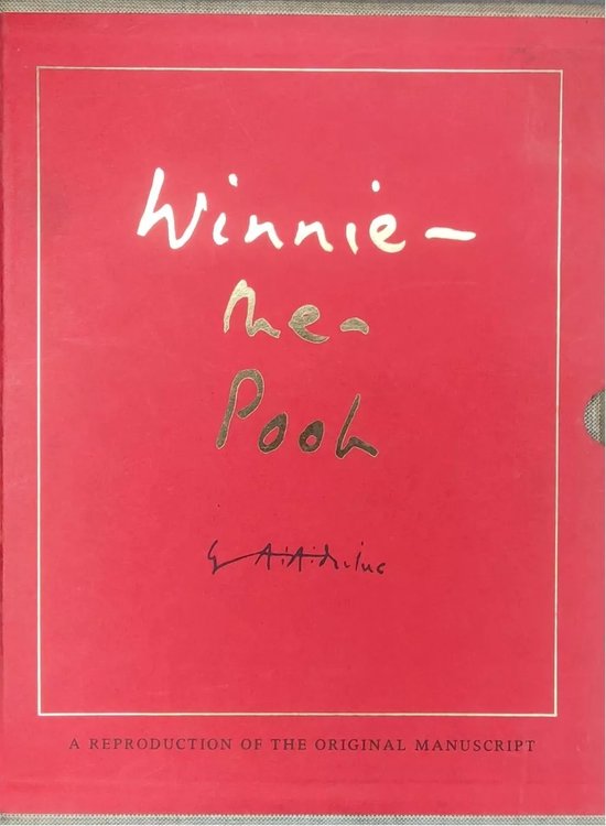 Winnie the Pooh A Reproduction of the Original Manuscript (Cassette)