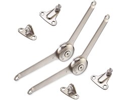2 x SO-TECH Kesseböhmer Duo Forte klepbeslag verstelbaar 75 - 110° voor klephoogte: 200 - 700 mm incl. montage-instructies