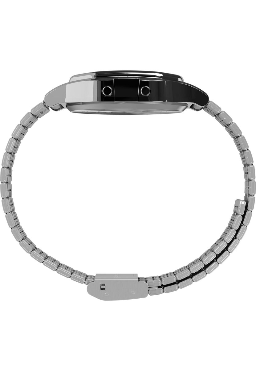 Timex Timex X Peanuts T80 75Th Anniversary Edition Quartz Digitaal Horloge Zilveren Toon Kast: 100% Loodarm Messing | Armband: 100% Roestvrij Staal 34 TW2Y20000AJ